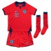 Cheap England Jude Bellingham #22 Away Football Kit Children World Cup 2022 Short Sleeve (+ pants)